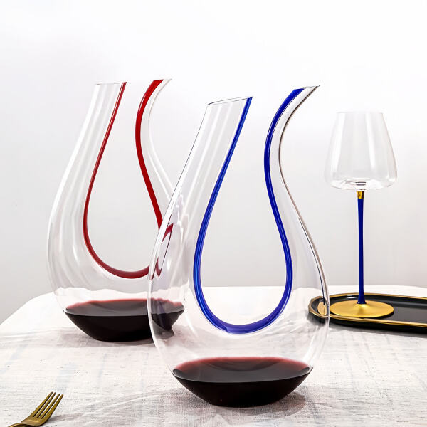 Enhance the flavors of your favorite wines with a stylish decanter