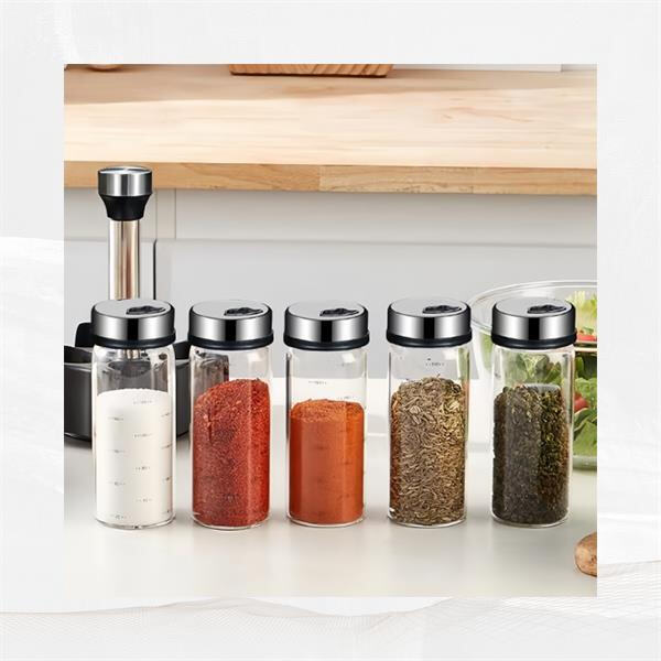 Save space in your kitchen with this convenient spice rack