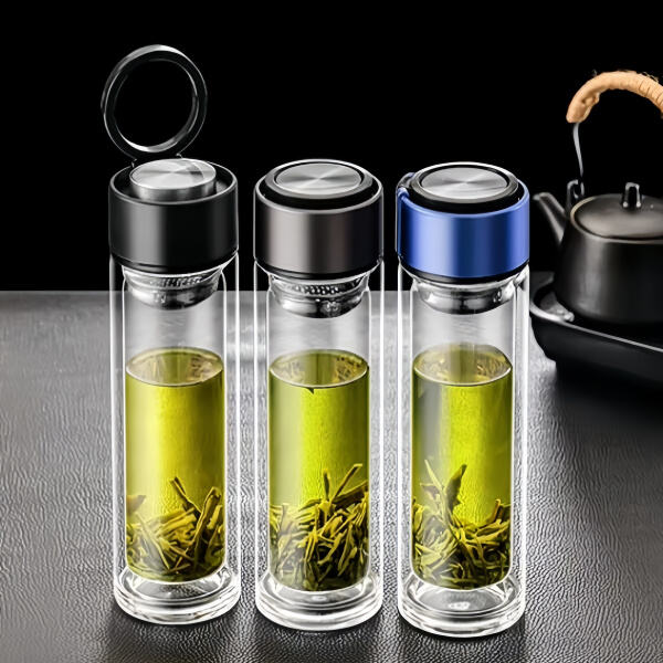 Ditch Plastic with a Stylish Clear Glass Water Bottle