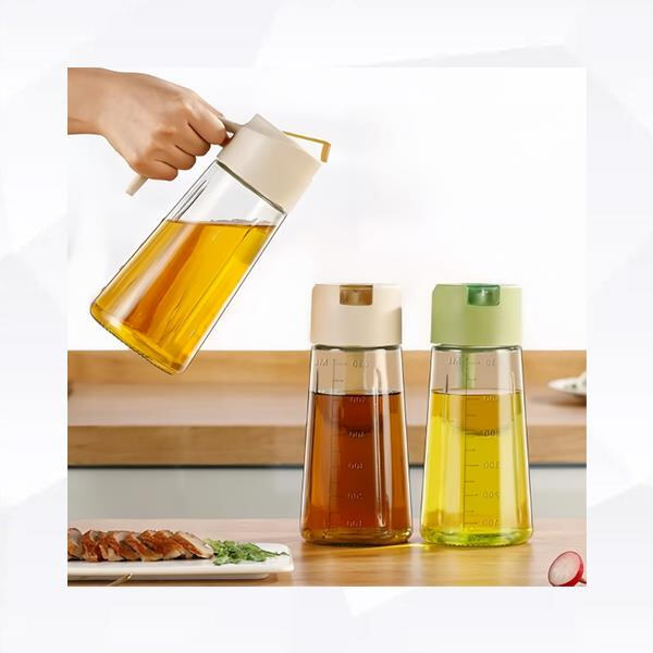The versatile glass oil bottle