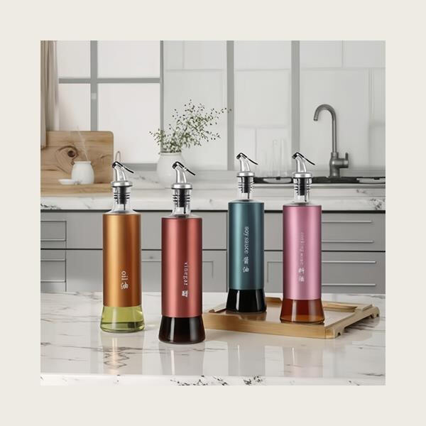 Elegant Glass Oil Dispenser Bottle for a Touch of Class in Your Kitchen