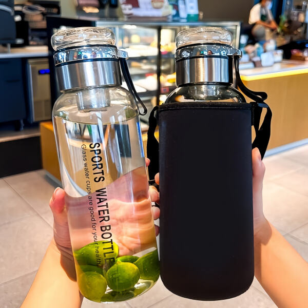 Enjoy Pure, Refreshing Water in a Clear Glass Bottle