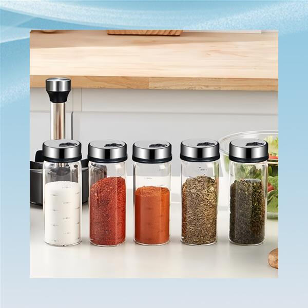 The perfect way to store and dispense your favorite spices a glass spice shaker