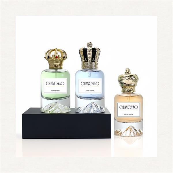 The beauty of upcycled perfume bottles.