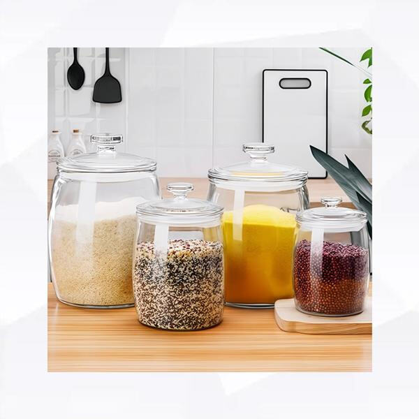 The benefits of using glass jars with airtight lids for food storage