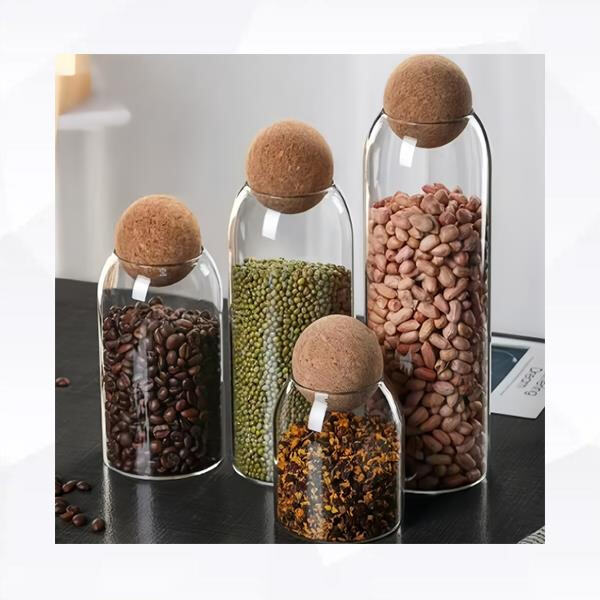 Say goodbye to stale food with airtight glass jars