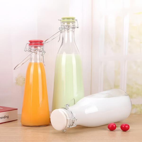 The classic appeal of glass bottles for your favorite drinks.