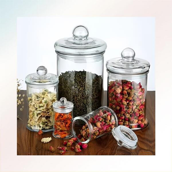 Keep your pantry organized with airtight glass jars