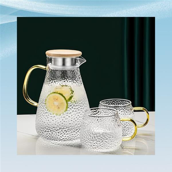 Glass Jug Set for Beautiful Table Setting