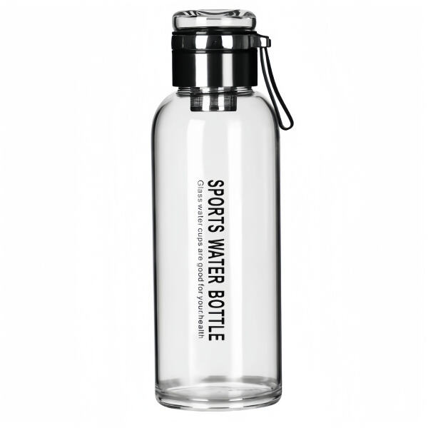 Keep your drinks fresher for longer with a capped glass water bottle
