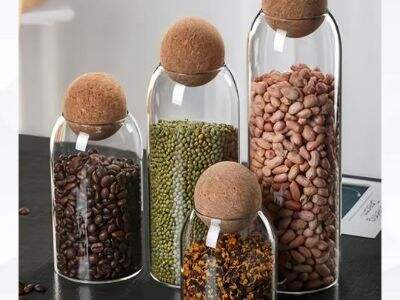 N ways to make creative candlesticks/pickle jars with square glass jars with lids