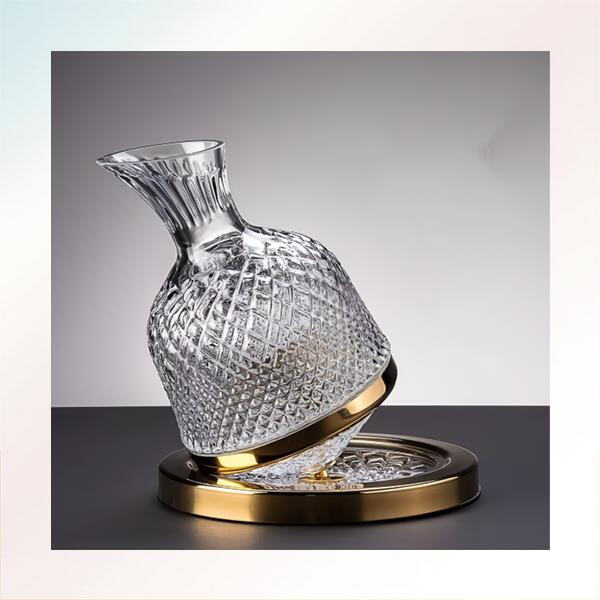 Bring a touch of luxury to your wine tasting with a beautiful decanter and glass set.