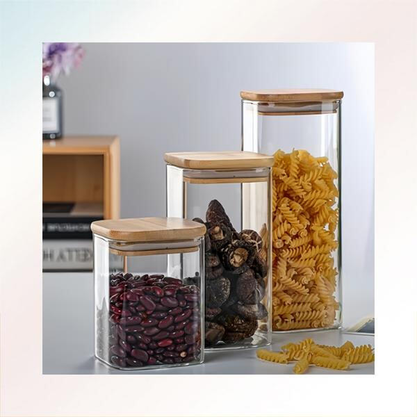Durable and stylish square glass storage containers for all your storage needs