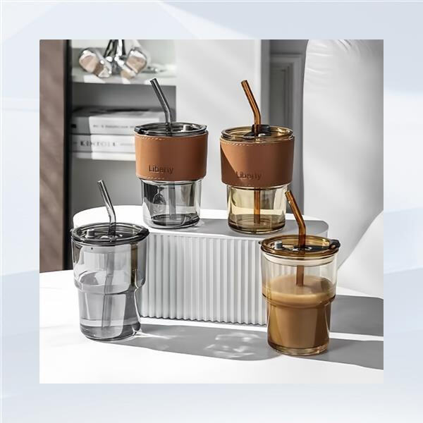 Say goodbye to disposable straws and cups with a glass alternative