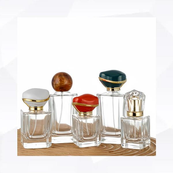 Display your favorite scents in stylish glass bottles for a chic addition to your beauty routine.