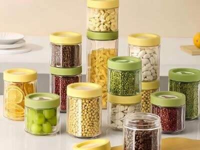 Sizes of glass bottles