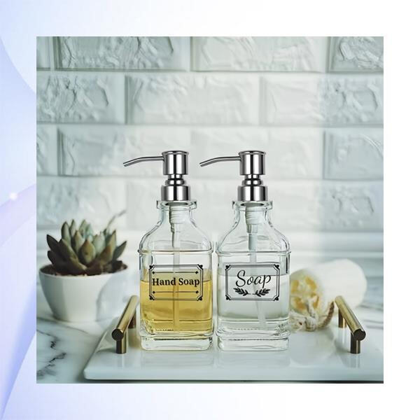 Embrace the Glass Dispenser for Hand Soap