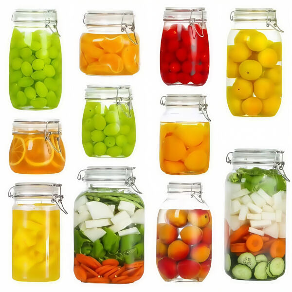 Organize your pantry with style using our sleek glass storage containers with locking lids.