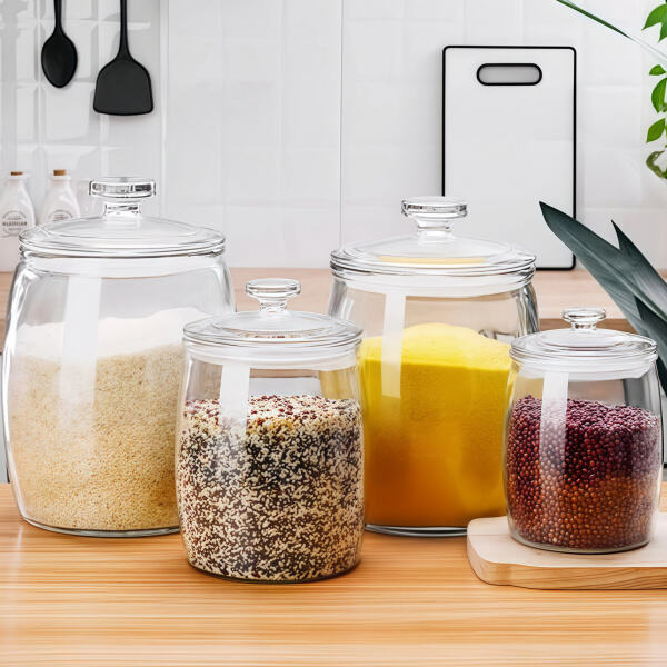 Keep Your Home Beautifully Tidy with Glass Storage Bottles