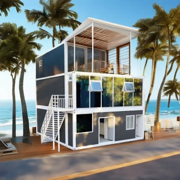 Modern livsstil i miljövänliga containerhus