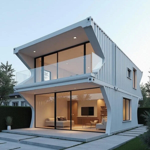 Embraccia il Lusso Minimalista con un Design su Misura di Casa in Container