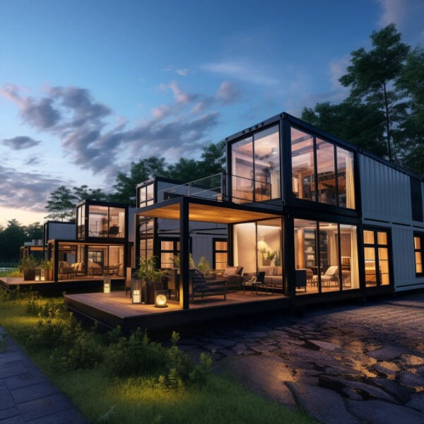 Making a statement with a 40 foot container home
