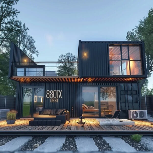 Transforming shipping containers into stylish living spaces