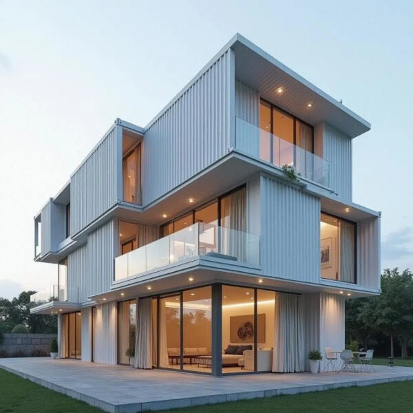 Sperimenta il Comfort Moderno in una Casa Lussuosa in Container di Stile