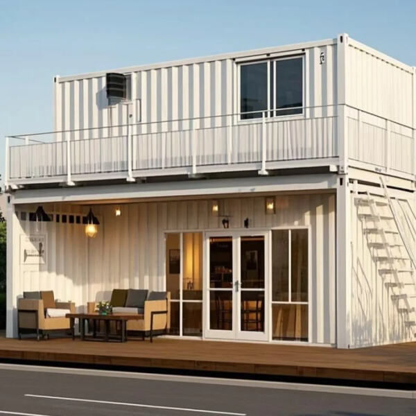 Annehmen des Minimalismus und eines umweltbewussten Lebensstils mit einer 40-Fuß-Containerhaus-Design.