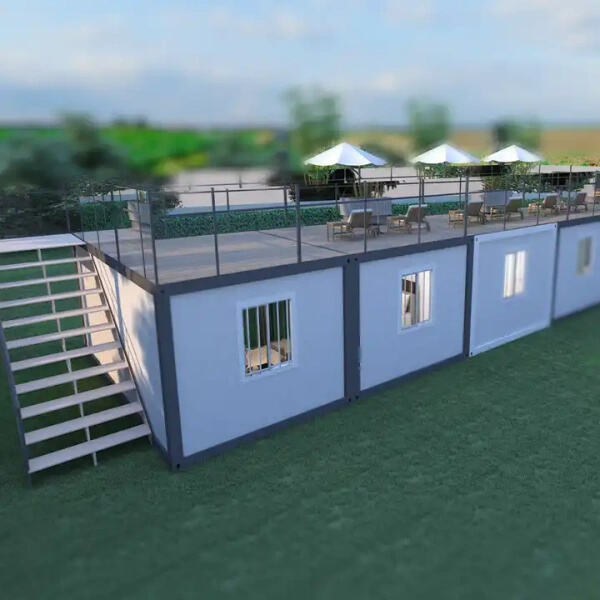 Explore the design possibilities of large container homes.