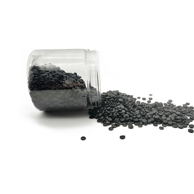 Black Recycled PVC Granules