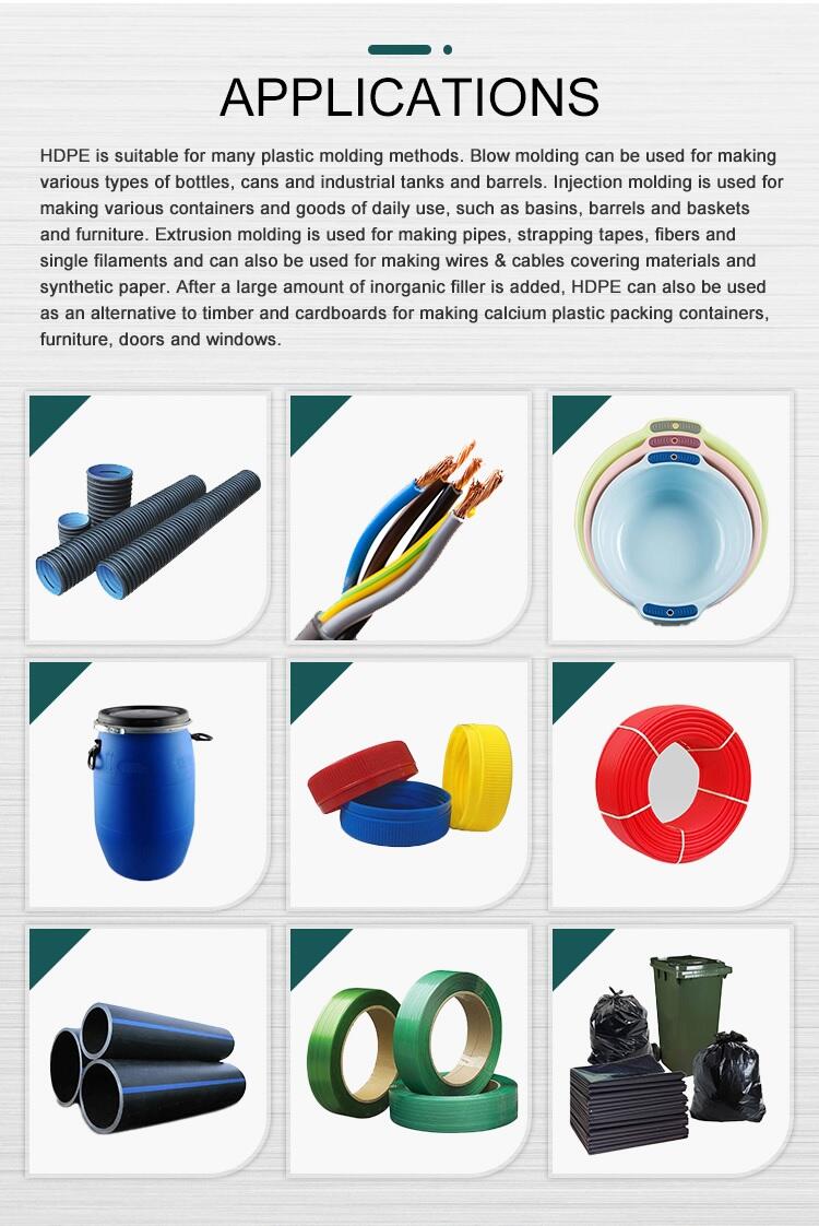 Virgin HDPE Granules For Blow Molding Grade supplier