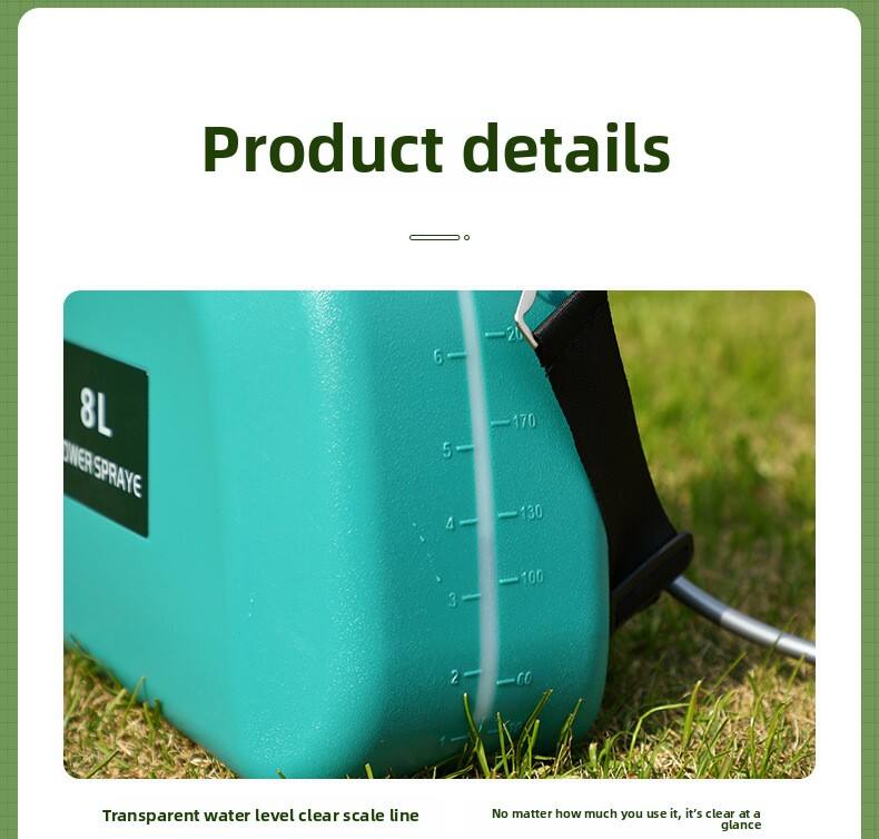 product new type small agricultural sprayer 5l 8l electric watering can for garden flowers pesticides disinfectants atomizing spray gun-9