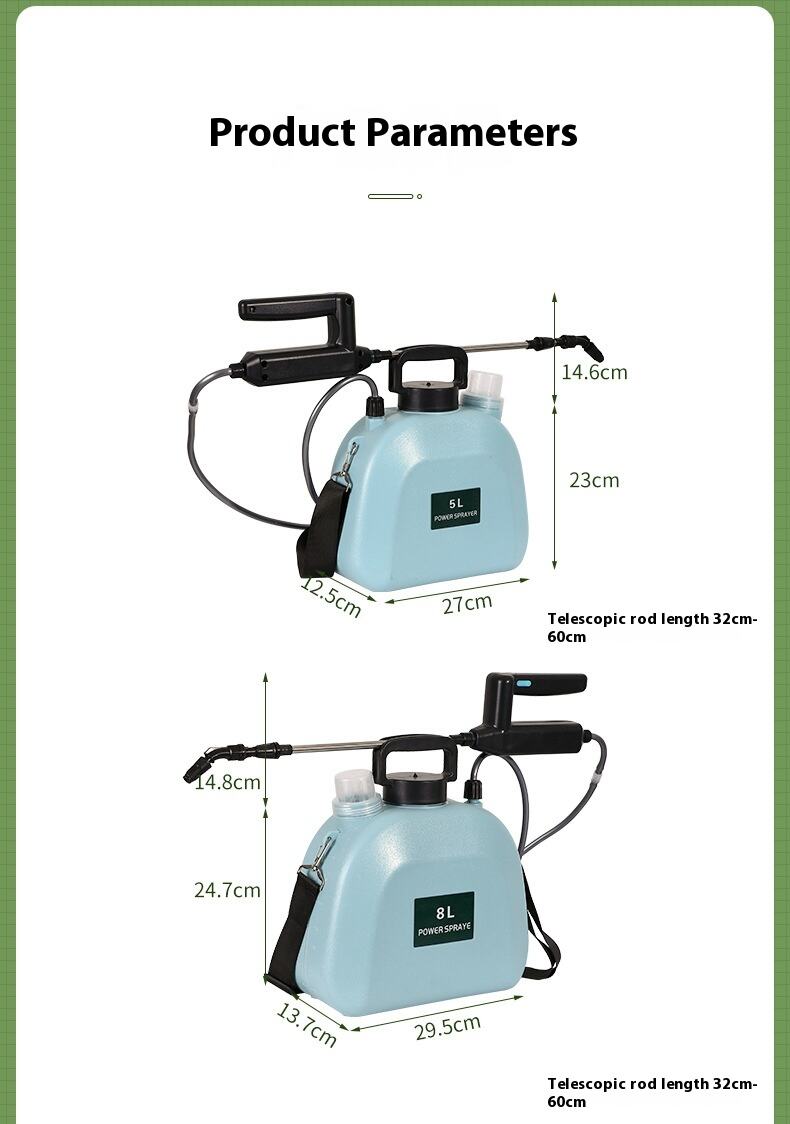 product famous brand 5l 8l electric sprayer garden watering can pesticides disinfectants small atomizing spray gun agricultural-11