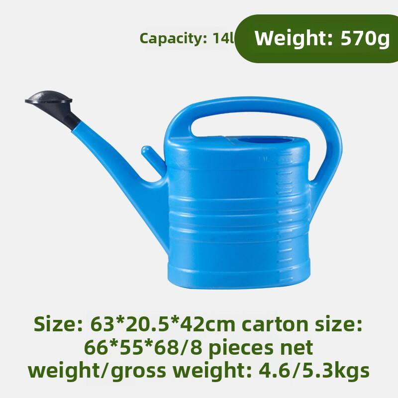 product long spout thickened plastic watering can for gardening household sprinkling flower shower spray for agricultural sprayers-7