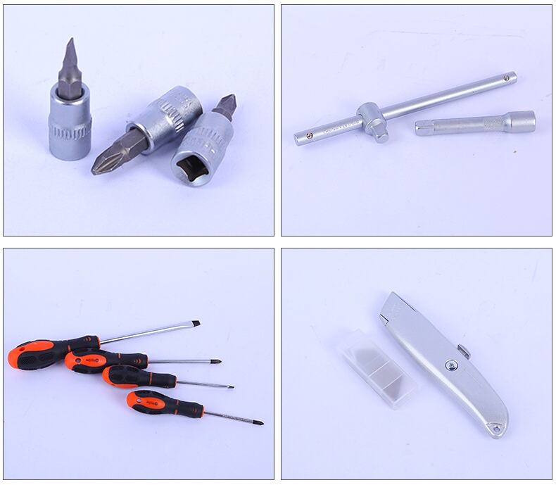 product 85 piece factory steam turbine repair set foldable three layer hardware pliers sleeve iron box household tool box product-4
