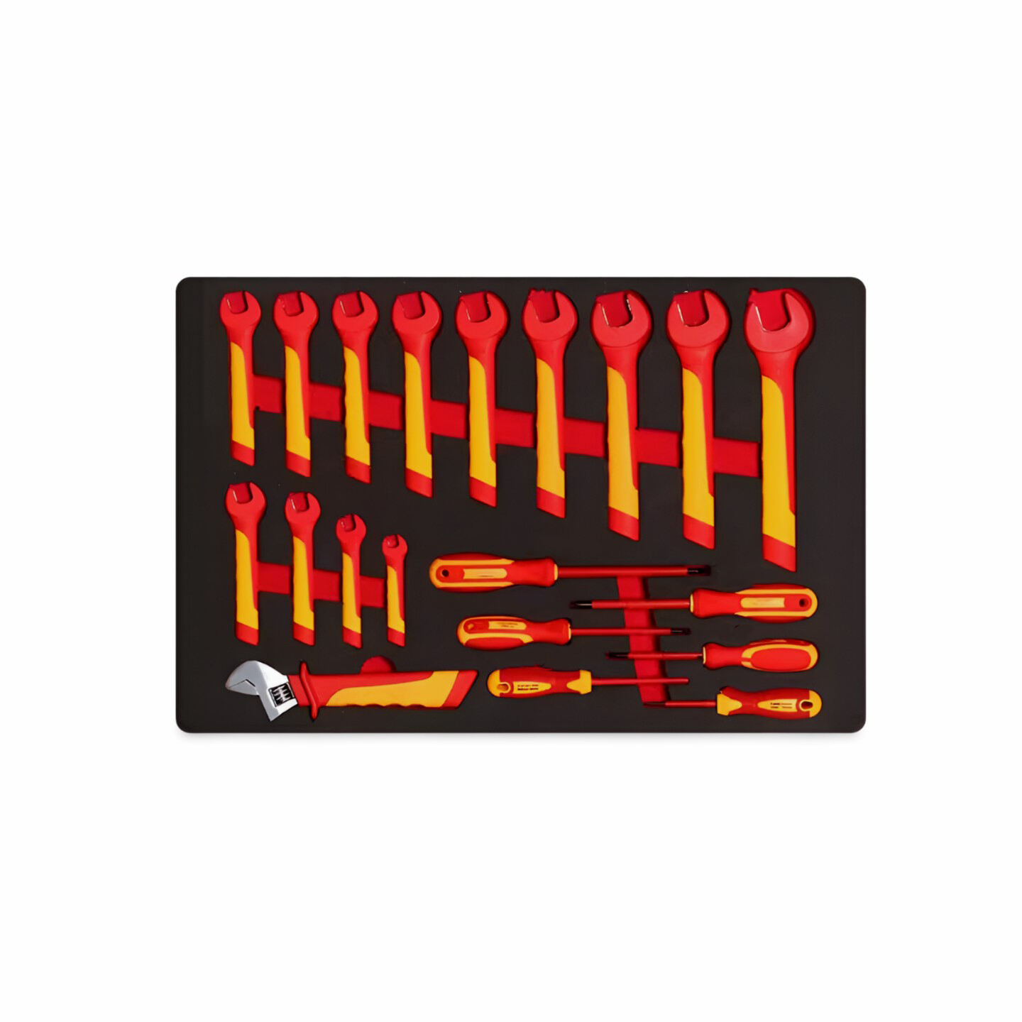 product vde insulated high voltage new energy anti shock electrician set screw driver multiple combinations hard case for maintenance-7