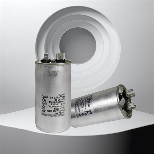 ศึกษาคุณสมบัติและสเปคของคอนเดนเซอร์ CBB65 45uF 450VAC