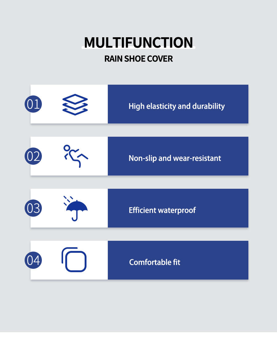 Водонепроникні деталі силіконового взуття для дощу