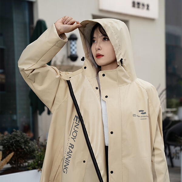 3. Innovations of Women's Long Rain Jacket With Hood