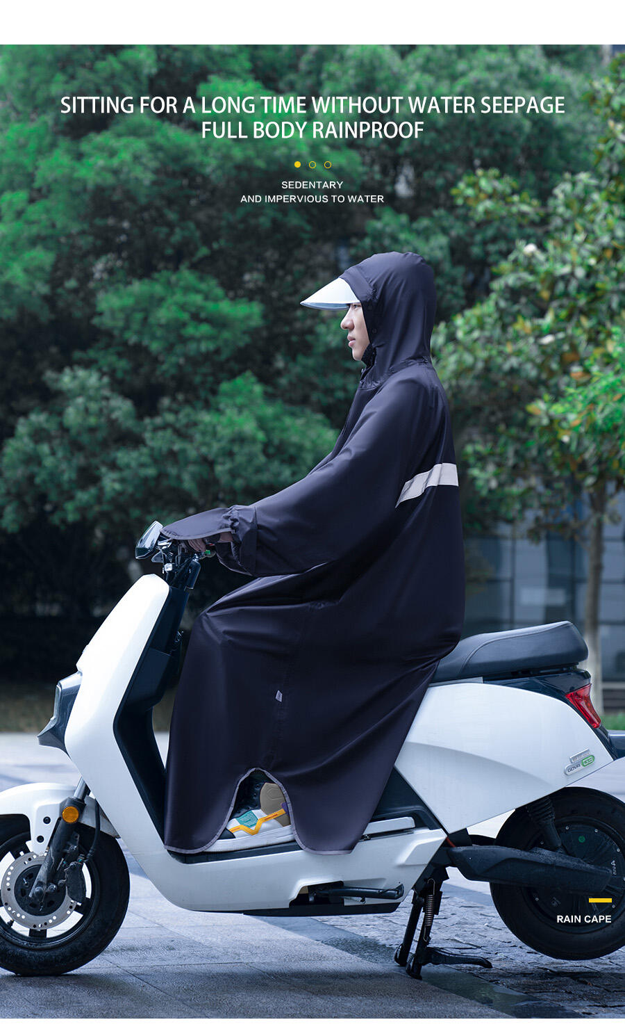 Raincoat Motorcycle Adult Sleeved Suit details