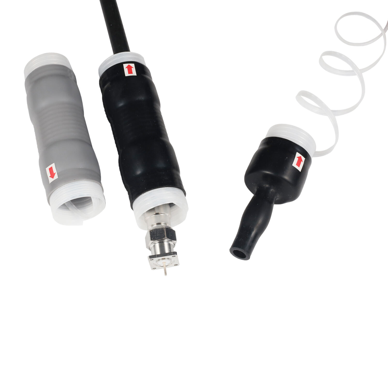 product uv resistant silicone built in mastic cold shrink tube accessories for telecom base station site-14