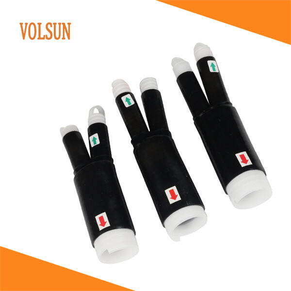 Customized cold shrink tubing for easy installation