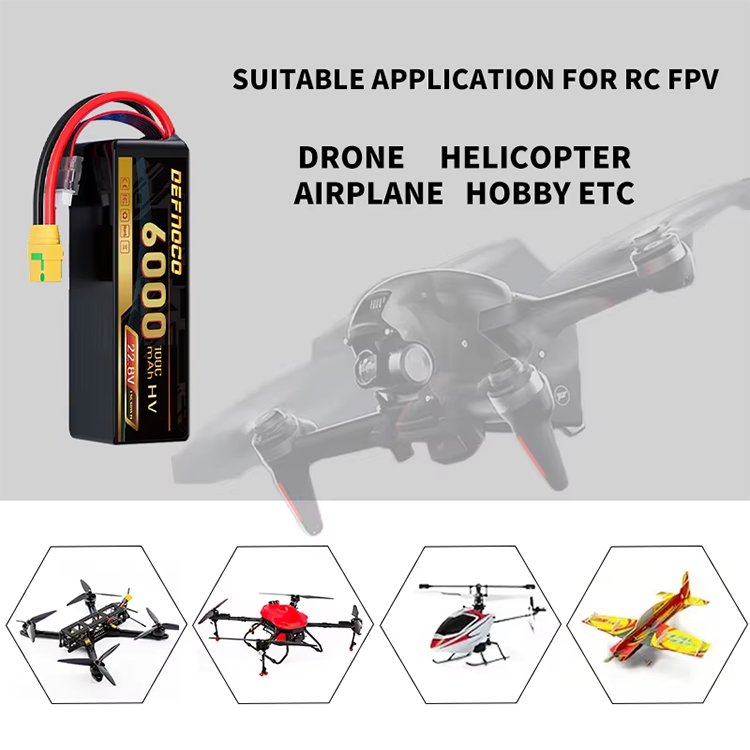 product 222v 9500mah high discharge rate 100c lipo battery semi solid state fast charging drone lipo battery for fpv multirotor-0
