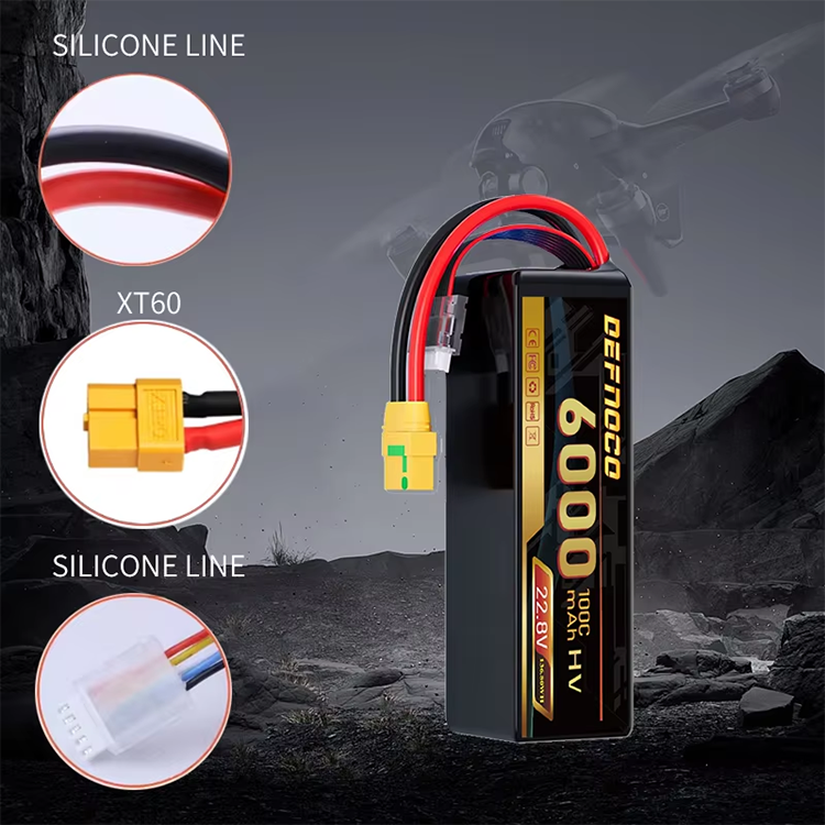 product 222v 9500mah high discharge rate 100c lipo battery semi solid state fast charging drone lipo battery for fpv multirotor-4
