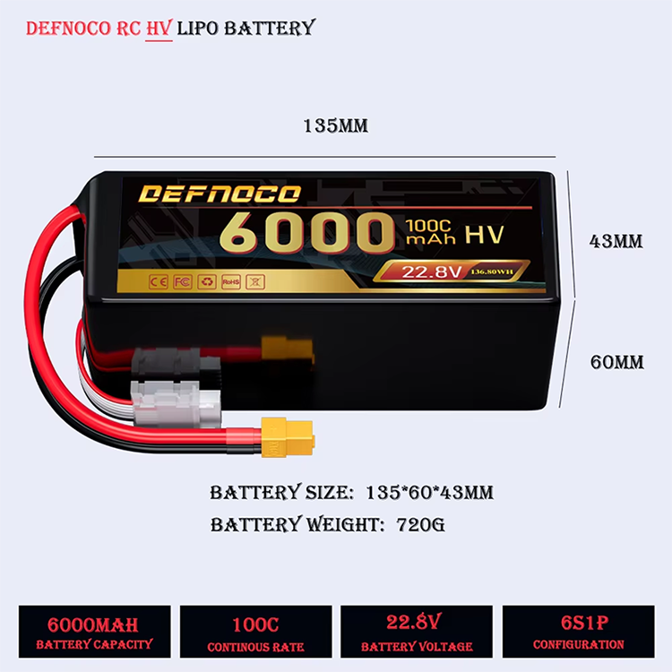 product 222v 9500mah high discharge rate 100c lipo battery semi solid state fast charging drone lipo battery for fpv multirotor-2