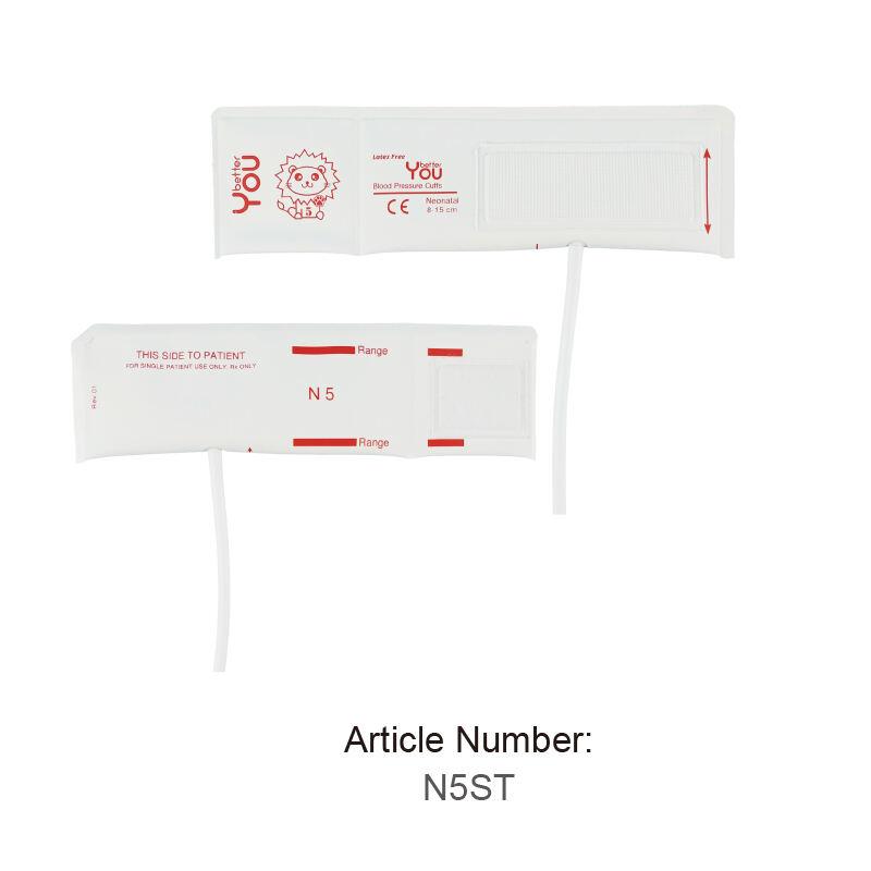 Neonatale manchetter eller veterinære blodtryksmanchetter Pakke med 6 størrelser #1-5