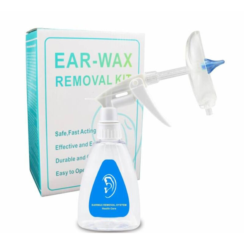 Ear Wax Removal Kit, Ear Irrigation Flushing System Wax Cleaner Washer, Ear Flush Flusher Paglilinis ng Tenga Ligtas na Hugasan at Mabisang Paraan Madaling Washout Ear Build Up Wax, Ear Basin, 6 Ear Tips