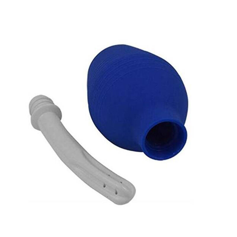 Bộ bóng đèn Enema 10 oz có túi đựng- Dụng cụ thụt rửa hậu môn hoặc âm đạo bằng silicon dành cho nam hoặc nữ - Chất tẩy rửa thoải mái