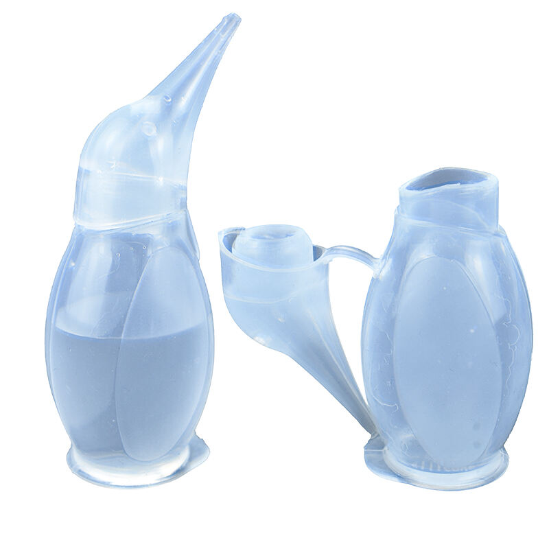 Aspirador nasal manual reutilitzable, alleujament sinusal, perfecte per al nadó, neteja les vies respiratòries per a la respiració
